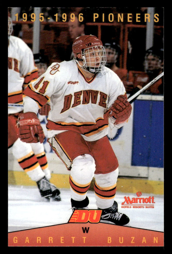 1996 DENVER PIONEERS (NCAA) CARDS GARRETT BUZAN NNO MINT HOCKEY DENVER PIONEERS