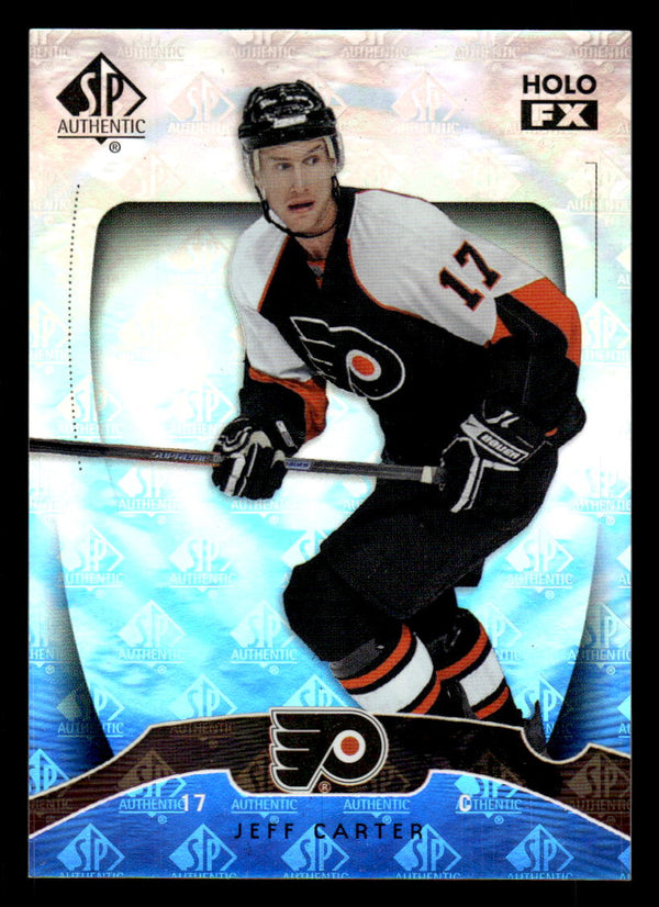 2009 SP AUTHENTIC JEFF CARTER FX13 MINT HOLO F/X HOCKEY PHILADELPHIA FLYERS