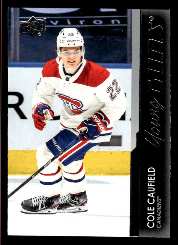 2021 UPPER DECK COLE CAUFIELD 201 MINT RC HOCKEY MONTREAL CANADIENS