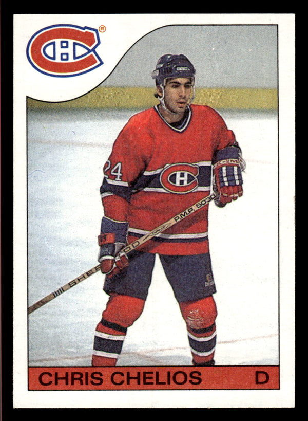 1985 TOPPS CHRIS CHELIOS 51 MINT HOCKEY MONTREAL CANADIENS