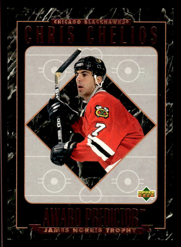 1995 UPPER DECK CHRIS CHELIOS H34 MINT PREDICTORS HOBBY CHICAGO BLACKHAWKS