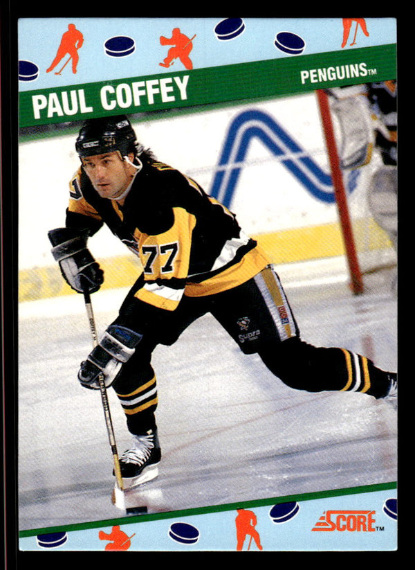 1991 SCORE NATIONAL CANDY WHOLESALERS OF AMERICA PAUL COFFEY 9 MINT PENGUINS