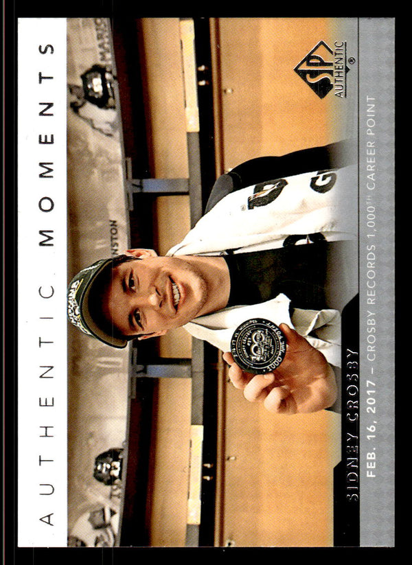 2017 SP AUTHENTIC SIDNEY CROSBY 102 MINT HOCKEY PITTSBURGH PENGUINS