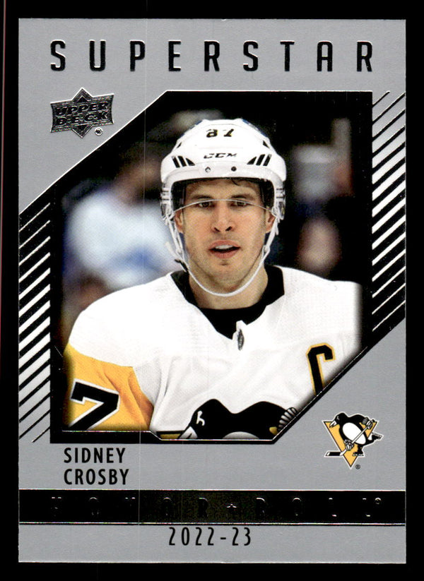 2022 UPPER DECK SIDNEY CROSBY HR-9 MINT HONOR ROLL HOCKEY PITTSBURGH PENGUINS