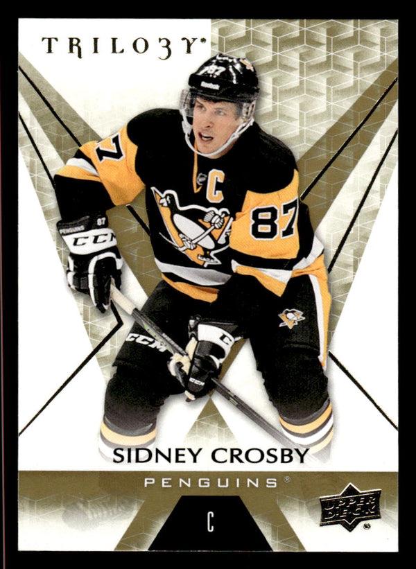 2016 UPPER DECK TRILOGY SIDNEY CROSBY 50 MINT HOCKEY PITTSBURGH PENGUINS