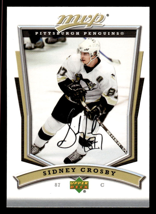 2007 UPPER DECK MVP SIDNEY CROSBY 300 MINT HOCKEY PITTSBURGH PENGUINS