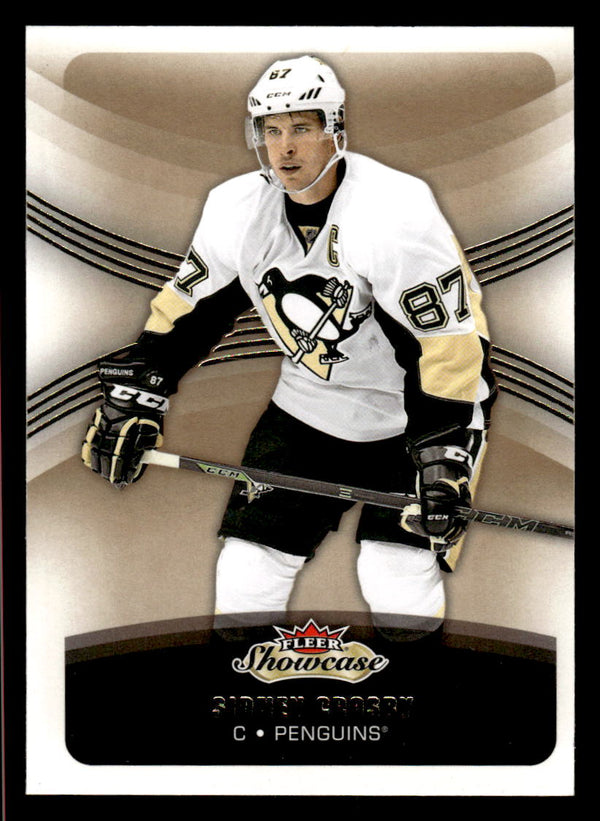 2015 FLEER SHOWCASE SIDNEY CROSBY 50 MINT HOCKEY PITTSBURGH PENGUINS