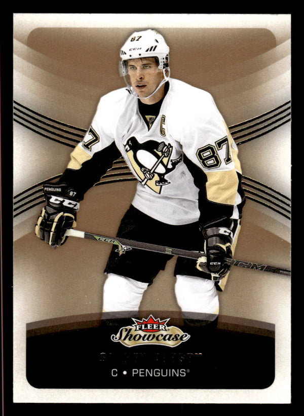 2015 FLEER SHOWCASE SIDNEY CROSBY 50 MINT HOCKEY PITTSBURGH PENGUINS