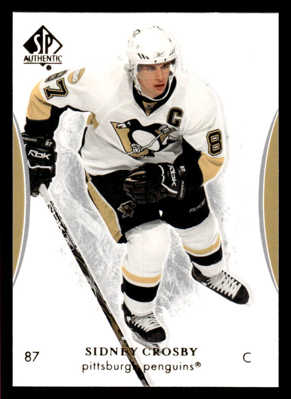 2007 SP AUTHENTIC SIDNEY CROSBY 34 MINT HOCKEY PITTSBURGH PENGUINS