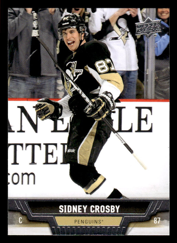 2013 UPPER DECK SIDNEY CROSBY 80 MINT HOCKEY PITTSBURGH PENGUINS