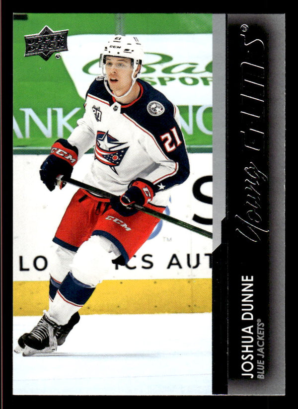 2021 UPPER DECK JOSHUA DUNNE 218 MINT FRENCH HOCKEY COLUMBUS BLUE JACKETS