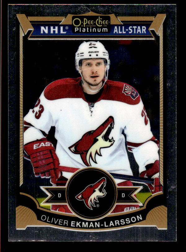 2015 O-PEE-CHEE PLATINUM OLIVER EKMAN-LARSSON 2 MINT HOCKEY ARIZONA COYOTES