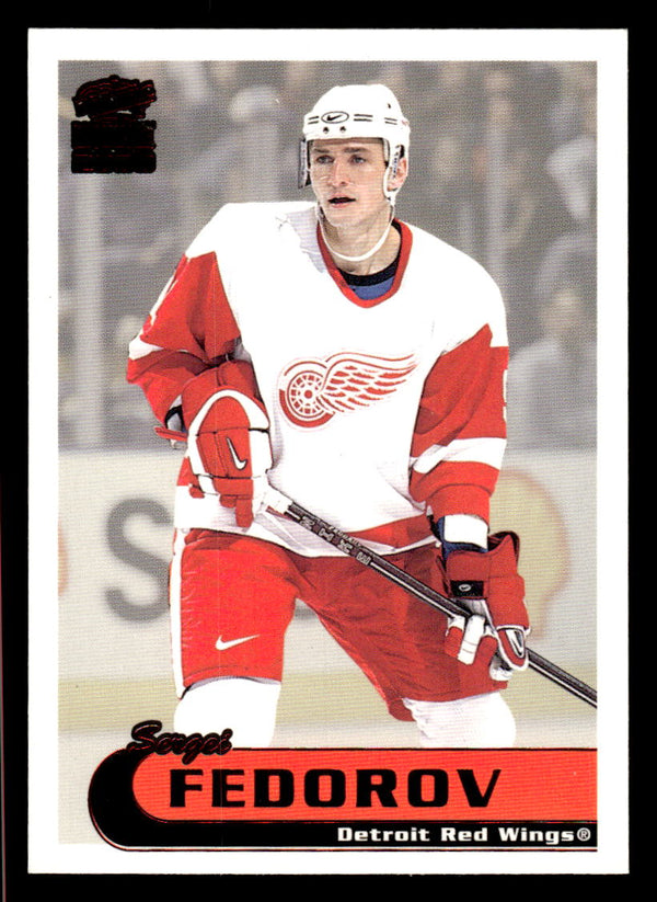 1999 PACIFIC PARAMOUNT SERGEI FEDOROV 80 MINT RED HOCKEY DETROIT RED WINGS