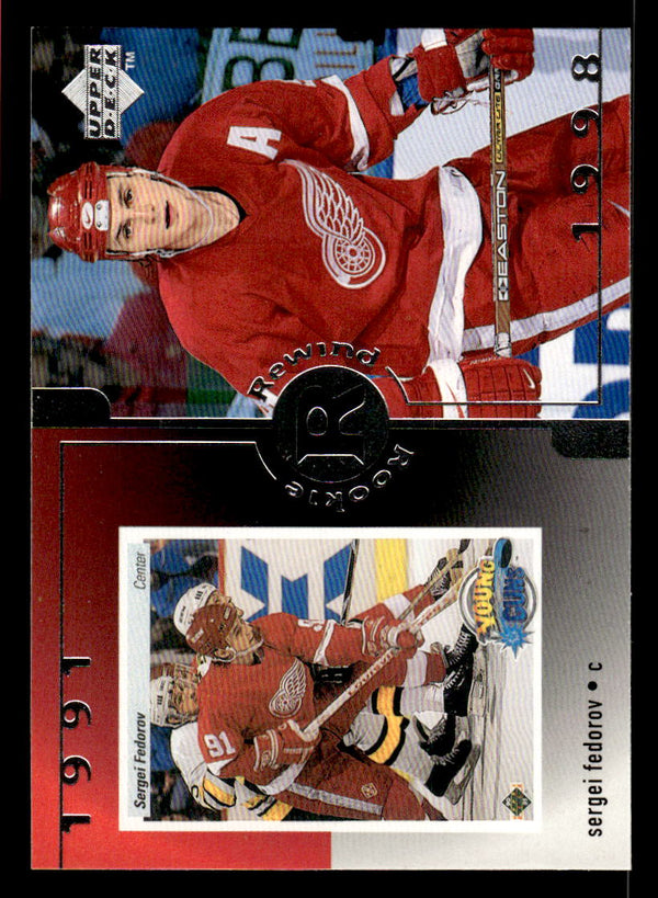 1998 UPPER DECK SERGEI FEDOROV 23 MINT HOCKEY DETROIT RED WINGS