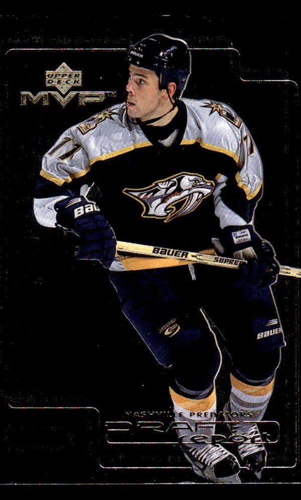 1998 UPPER DECK MVP BRIAN FINLEY DR5 MINT DRAFT REPORT NASHVILLE PREDATORS