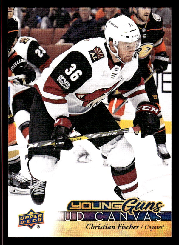 2017 UPPER DECK CHRISTIAN FISCHER C103 MINT UD CANVAS HOCKEY ARIZONA COYOTES