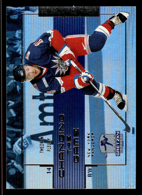 1999 UPPER DECK WAYNE GRETZKY THEOREN FLEURY CG-7 MINT CHANGING THE GAME RANGERS