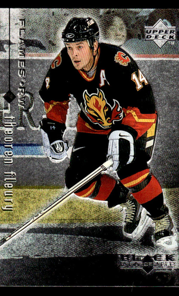 1998 UPPER DECK BLACK DIAMOND THEOREN FLEURY 13 MINT HOCKEY CALGARY FLAMES