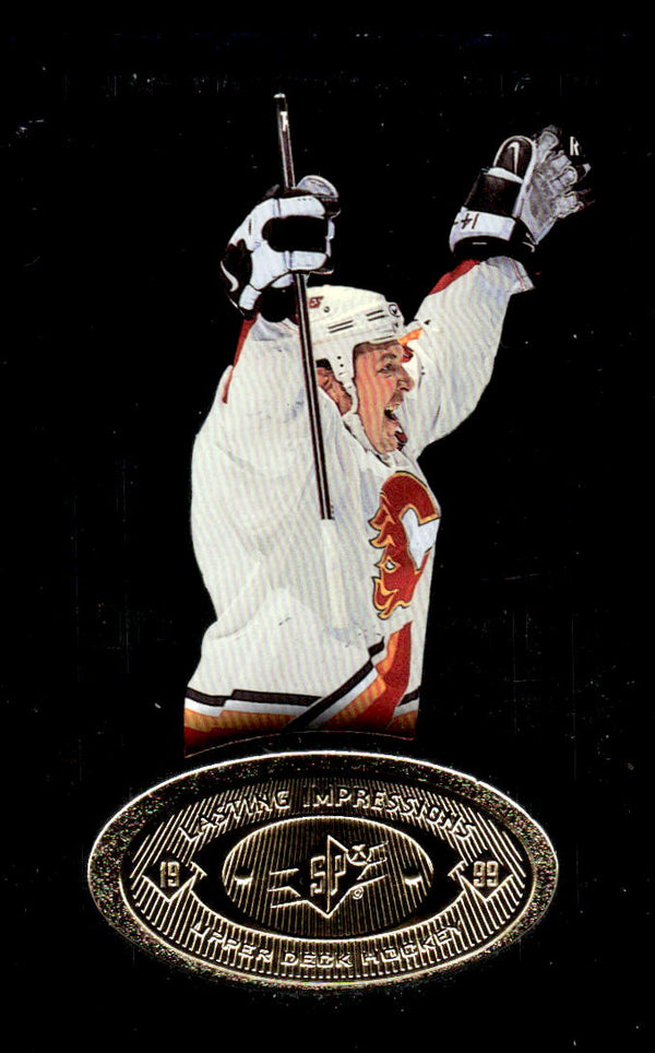 1998 SPX TOP PROSPECTS THEOREN FLEURY L11 MINT LASTING IMPRESSIONS FLAMES