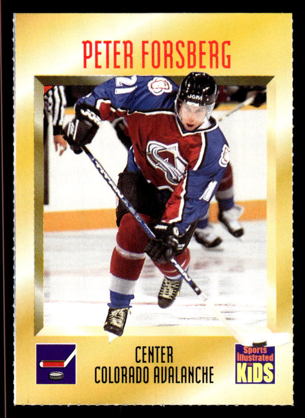 1995 SPORTS ILLUSTRATED FOR KIDS PETER FORSBERG 425 MINT COLORADO AVALANCHE