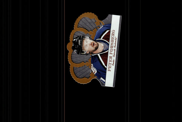 2000 PACIFIC CROWN ROYALE PETER FORSBERG 28 MINT HOCKEY COLORADO AVALANCHE