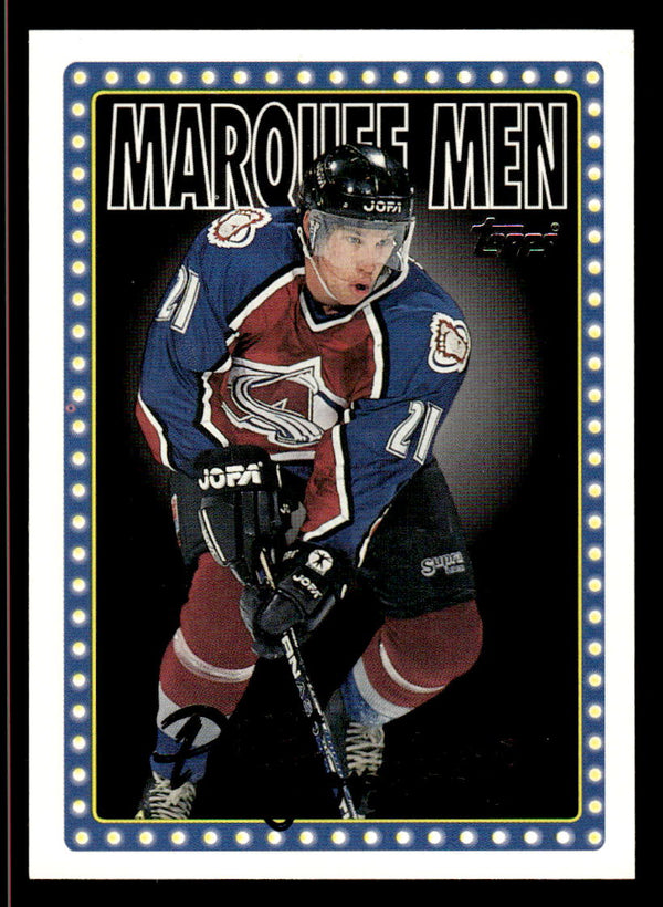 1995 TOPPS PETER FORSBERG 380 MINT HOCKEY COLORADO AVALANCHE