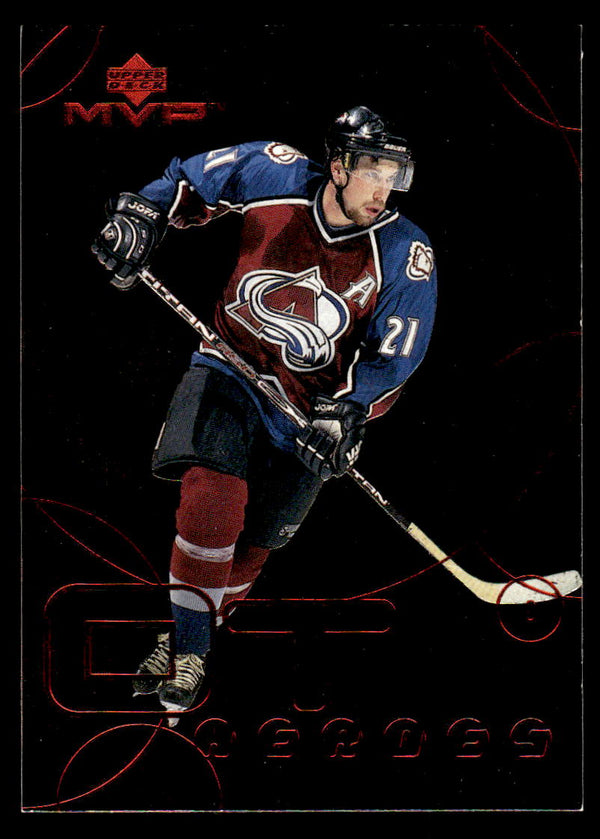 1998 UPPER DECK MVP PETER FORSBERG OT08 MINT OT HEROES HOCKEY COLORADO AVALANCHE