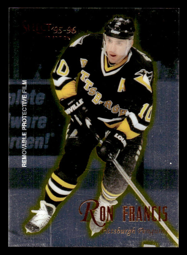 1995 SELECT CERTIFIED RON FRANCIS 52 MINT HOCKEY PITTSBURGH PENGUINS
