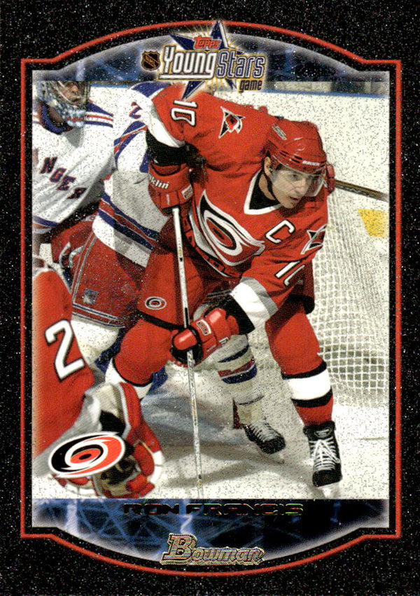 2002 BOWMAN YOUNGSTARS RON FRANCIS 6 MINT SILVER HOCKEY CAROLINA HURRICANES