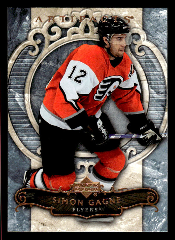 2007 UPPER DECK ARTIFACTS SIMON GAGNE 48 MINT HOCKEY PHILADELPHIA FLYERS