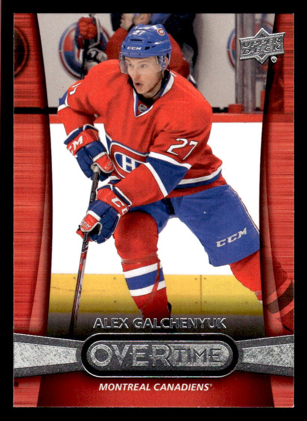 2013 UPPER DECK OVERTIME ALEX GALCHENYUK 2 MINT HOCKEY MONTREAL CANADIENS