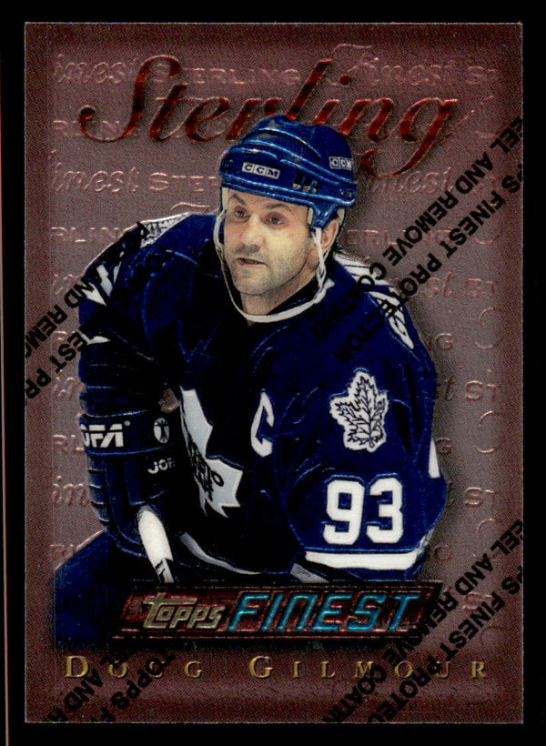 1995 FINEST DOUG GILMOUR 170 MINT HOCKEY TORONTO MAPLE LEAFS