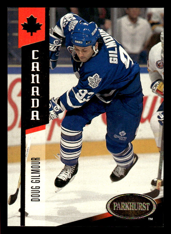 1993 PARKHURST DOUG GILMOUR G10 MINT USA / CANADA GOLD TORONTO MAPLE LEAFS