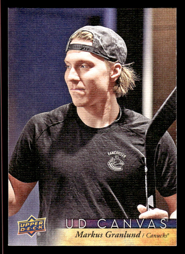 2017 UPPER DECK MARKUS GRANLUND C83 MINT UD CANVAS HOCKEY VANCOUVER CANUCKS