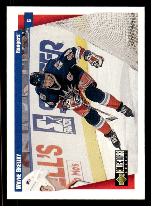 1997 COLLECTOR'S CHOICE WAYNE GRETZKY 167 MINT HOCKEY NEW YORK RANGERS