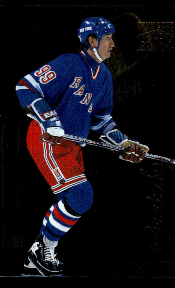 1996 ZENITH WAYNE GRETZKY 13 MINT HOCKEY NEW YORK RANGERS