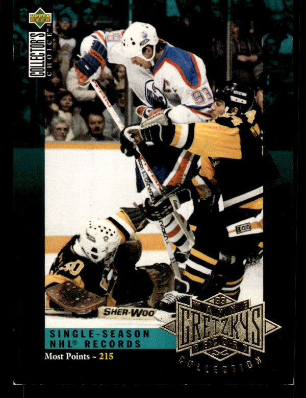 1995 COLLECTOR'S CHOICE WAYNE GRETZKY G3 VG RECORD COLLECTION OILERS