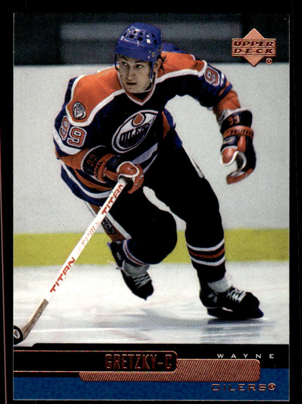 1999 UPPER DECK WAYNE GRETZKY 7 MINT HOCKEY EDMONTON OILERS
