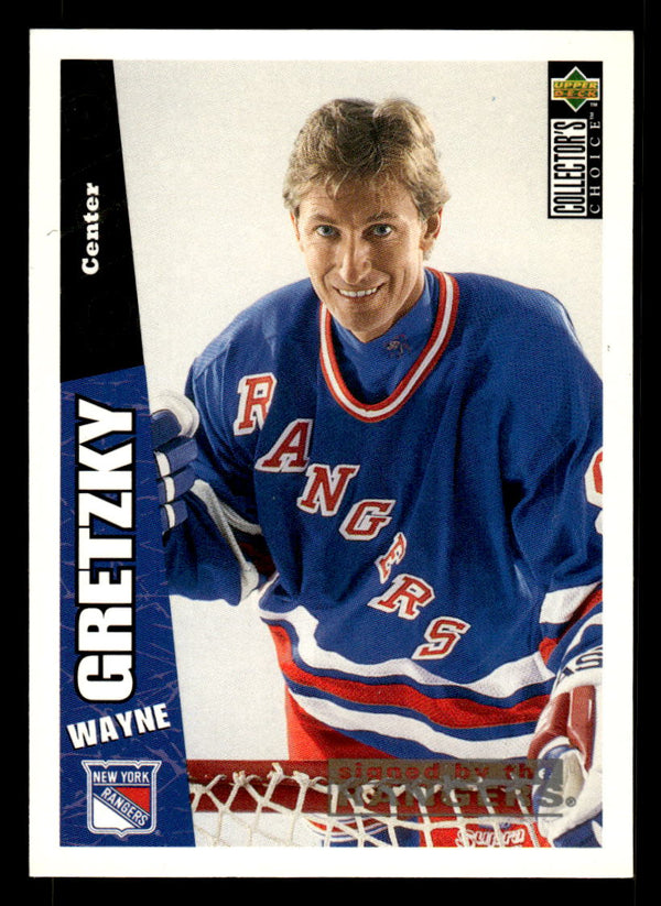 1996 COLLECTOR'S CHOICE WAYNE GRETZKY 170 NRMT HOCKEY NEW YORK RANGERS