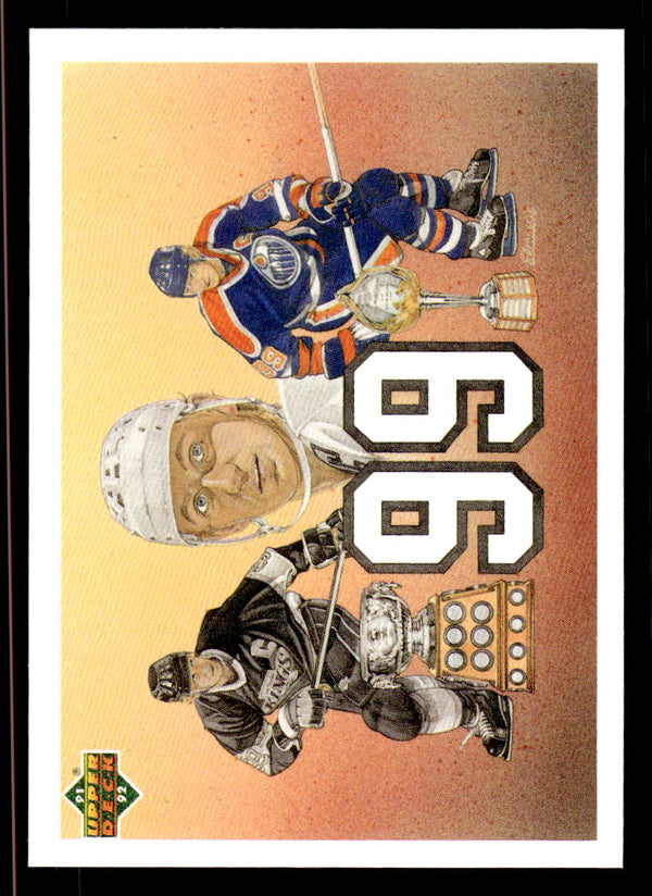 1991 UPPER DECK FRENCH WAYNE GRETZKY 38b MINT GRETZKY ET LE 99 EDMONTON OILERS