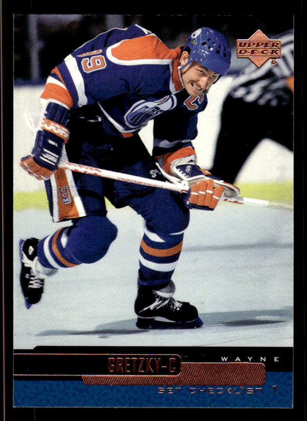 1999 UPPER DECK WAYNE GRETZKY 134 MINT HOCKEY EDMONTON OILERS