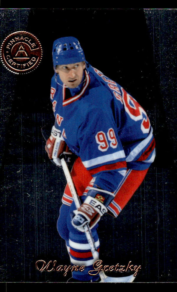 1997 PINNACLE CERTIFIED WAYNE GRETZKY 100 MINT HOCKEY NEW YORK RANGERS