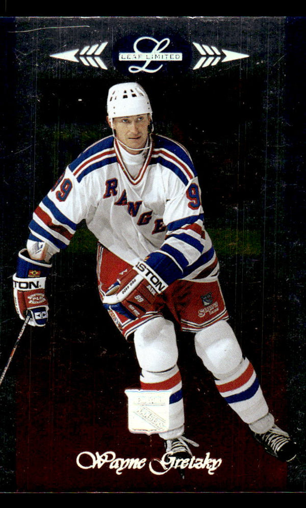 1996 LEAF LIMITED WAYNE GRETZKY 7 MINT HOCKEY NEW YORK RANGERS