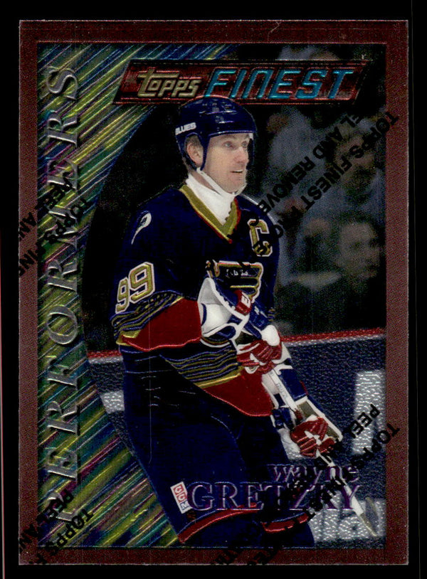1995 FINEST WAYNE GRETZKY 5 MINT HOCKEY ST. LOUIS BLUES