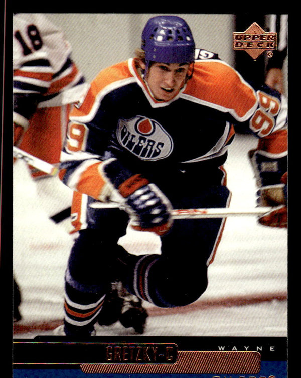 1999 UPPER DECK WAYNE GRETZKY 1 MINT HOCKEY EDMONTON OILERS
