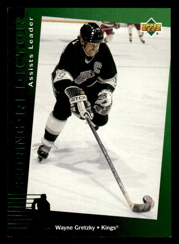 1994 UPPER DECK WAYNE GRETZKY R19 MINT PREDICTORS RETAIL LOS ANGELES KINGS