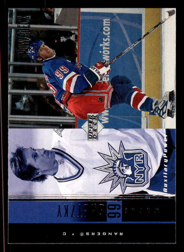 1999 UPPER DECK POWERDECK WAYNE GRETZKY AUX20 MINT AUXILIARY NEW YORK RANGERS