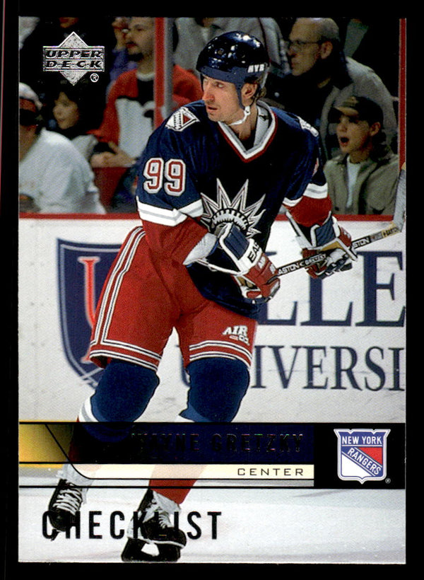 2006 UPPER DECK WAYNE GRETZKY 450 MINT HOCKEY NEW YORK RANGERS