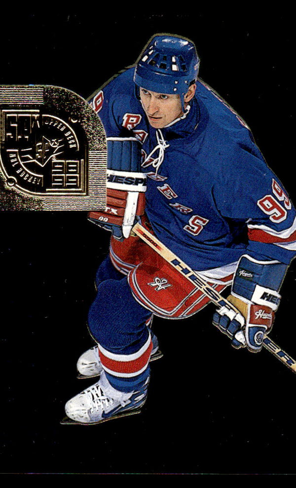 1998 SPX TOP PROSPECTS WAYNE GRETZKY 38 MINT HOCKEY NEW YORK RANGERS