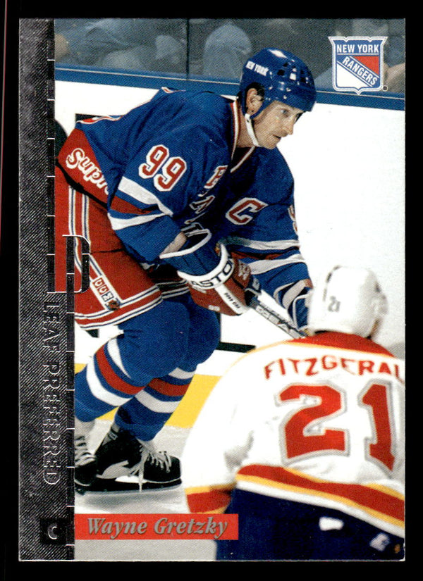 1996 LEAF PREFERRED WAYNE GRETZKY 112 MINT HOCKEY NEW YORK RANGERS